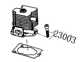 23003 Cooling Head/ Head Gasket/ Cooling Head Screw Set