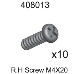 408013 R.H Screw M4*20