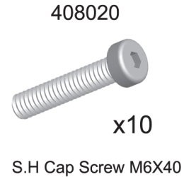 408020 S.H Cap Screw M6*40