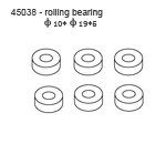 45038 Rolling Bearing 10*19*5