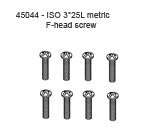 45044 ISO 3*25L Metric F-head Screw