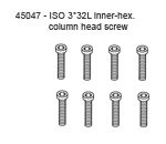 45047 ISO 3*32L Inner-hex. Column Head Screw