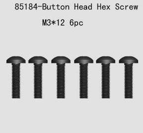 85184 Button Head Hex Screw M3*12
