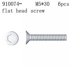 910074 Flat Head Inner-Hex Screw M5*30