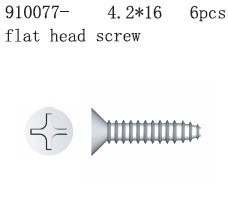 910077 Flat Head Philip Screw M4.2*16