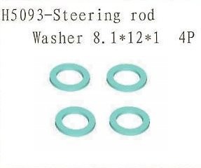 H5093 Steering Rod Washer 8.1x12x1.0