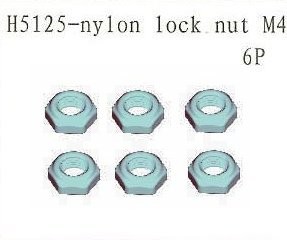 H5125 Nylon Lock Nut M4