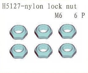 H5127 Nylon Lock Nut M6