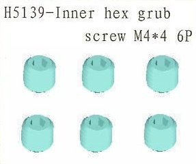 H5139 In. Hex Grub Screw M4*4 