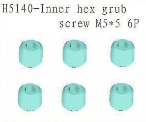 H5140 In. Hex Grub Screw M5*5