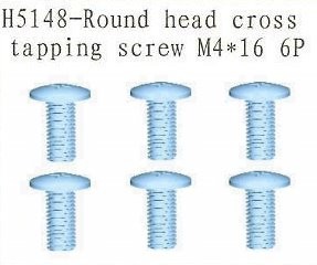 H5148 Round Head Cross Tapping Screw M4*16
