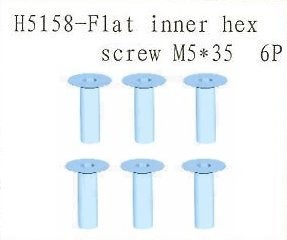 H5158 Flat Inner Hex Screw M5x35