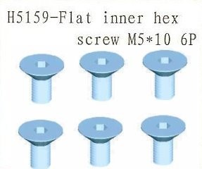 H5159 Flat Inner Hex Screw M5*10