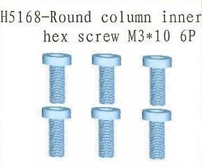 H5168 Round Column Inner Hex Screw M3*10