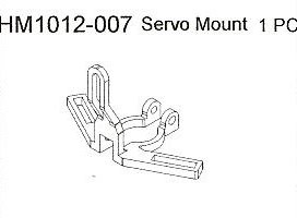 HM1012-007 Servo Mount 
