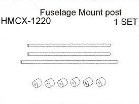 HMCX-1220 Fuselage Mount Post 