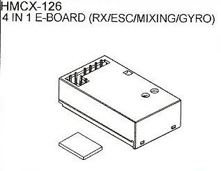 HMCX-126 4 In 1 E-Board(RX/ESC/MIXING/GYRO)