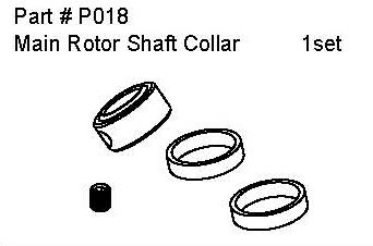 P018 Main Rotor Shaft Collar 