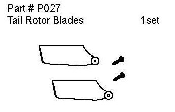 P027 Tail Rotor Blade 