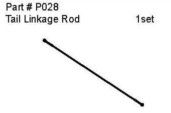 P028 Tail Linkage Rod 
