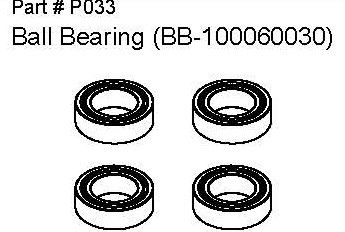 P033 Ball Bearings (10*6*3)