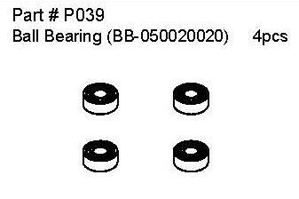 P039 Ball Bearings (5*2*2)