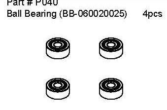 P040 Ball Bearings(6*2*2.5)