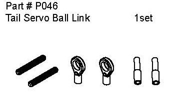 P046 Tail Servo ball Link 