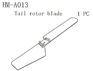 HM-A013 Rear Rotor Blade