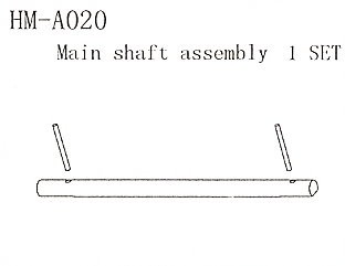 HM-A020 Main Shaft Assembly