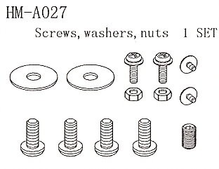 HM-A027 Screw / Washers / Nuts