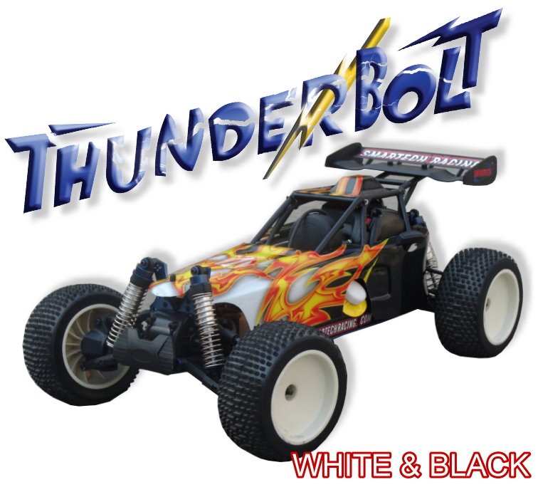 053420-1 Thunderbolt 4WD Off-road Car (2.4G Digital Pistol Radio)-PEARL BLACK
