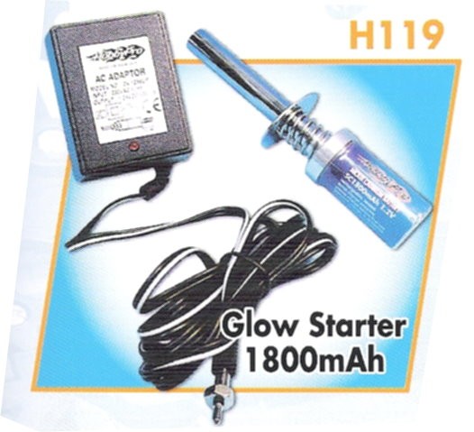 H120 GLOW PLUG HEATER 3000MA NICD W/ CHARGER