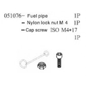 051076 Fuel Pipe / Nylon Lock Nut M4 / Inner Hex. Column Screw ISO M4*17