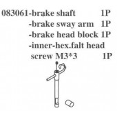 083061 Brake Head Block / Flat Head Screw M3*3