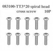 083100 Flat Head Screw TT3*20