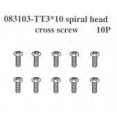 083103 Flat Head Screw TT3*10