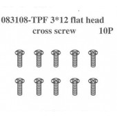 083108 Flat Head Screw TPF3*12