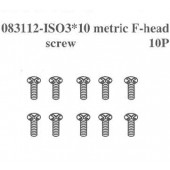 083112 ISO3*10 Metric F-head Screw