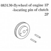083130 Engine Flywheel w/ Pin