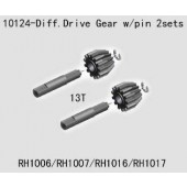 10124 Diff Drive Gear w/pin