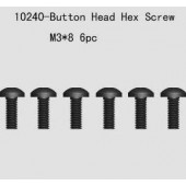 10240 Button Head Hes Screw 6pcsM3*8