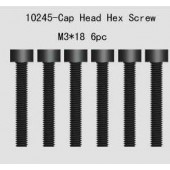 10245 Cap Head Hex Screw 6pcM3*20
