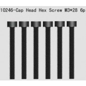 10246 Cap Head Hex Screw 6pcM3*28