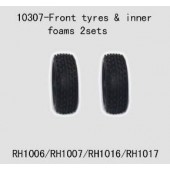 10307 Front Tyres & Inner Foams