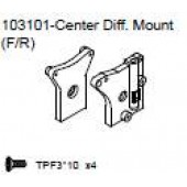 103101 Ceter Diff. Mount (F/R) + Philip Screw TPF3*10 x4