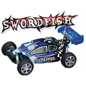 103450 Swordfish 4WD Off-road Buggy  (Futaba OEM 2-CHN 27 Mhz AM Pistol Radio)