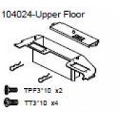 104024 Upper Floor + Philip Screw TPF3*10 x2 + Phililp Screw TT3*10 x4