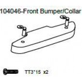 104046 (11307) Front Bumper/Collar + Phillip Screw TT3*15 x2
