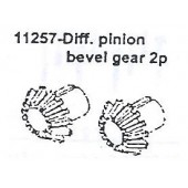 11257 2x Differential Pinion Bevel Gear